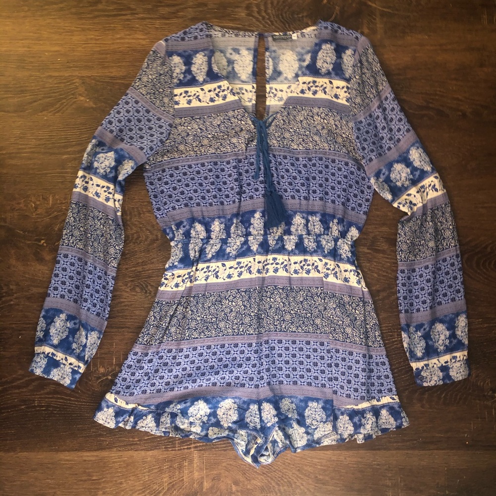 Long sleeve romper